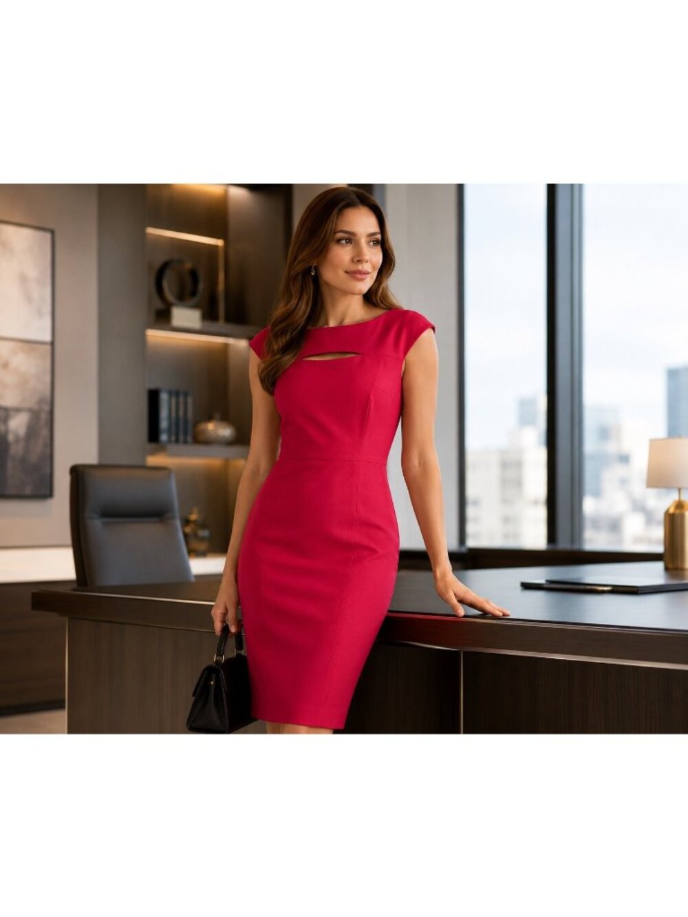 Tahari Arthur S. Levine Rose Pink Sheath Dress Size 10 NWT MSRP $128